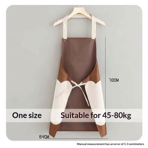 Nouvel tablier sans manches en PVC à motif de dessin animé, imperméable et résistant à l'huile, pour la cuisine domestique, avec impression de logo personnalisé, pour adulte - Product Image 4