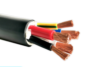 Conducteur en cuivre Royal Cord Câble Flexible RVV, 2 3 4 5 Core 0.75 1 1.5 2.5 4 6mm Câble Électrique Fil H05VV-F Câble D'alimentation