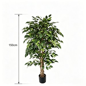 Árbol de Banyan Artificial Verde con Tres Troncos y Cuatro Enredaderas - Product Image 2