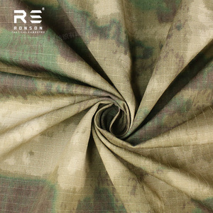 Tissu d'uniforme tactique tissé A-TACS-FG Woodland Camouflage <span class=keywords><strong>TC</strong></span> Rip-Stop 220GSM 65% polyester 35% coton - Product Image 4