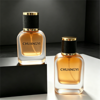 Emballage de parfum de luxe, flacon de parfum en verre épais givré de 30 ml, 50 ml, 100 ml avec boîte cadeau magnétique, insert en EVA, impression personnalisée