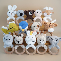 Serviette apaisante pour animaux Jouets de dentition pour bébés faits à la main, couverture de sécurité B douce