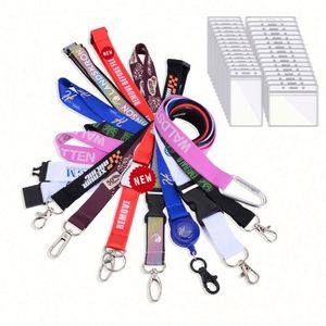 Orangegift Wholesale Custom OEM Sublimation Silk Screen Print Card Holder Lanyard - Product Image 3