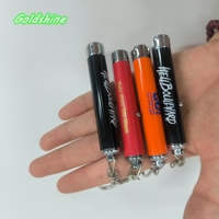 Gantungan kunci proyektor Led Mini portabel, gantungan kunci proyektor Led Mini Logo pribadi murah