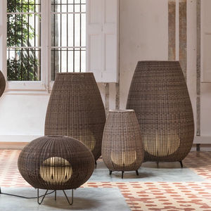 Современная Водонепроницаемая плетеная Напольная Лампа из ротанга - Product Image 1