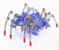 Jouet éducatif d'assemblage de robot araignée électronique DIY pour enfants