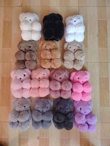 ตุ๊กตาหมีเท็ดดี้ขายส่ง ของเล่นตุ๊กตาขนนุ่ม กระเป๋าสะพายข้างแบบโซ่ลายการ์ตูน สำหรับชายหญิง เหมาะสำหรับชายหาด กีฬา ตกปลา - Product Image 6