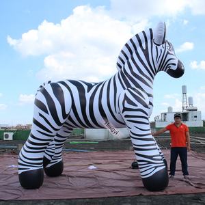 Cebras inflables selladas PVC gigante <span class=keywords><strong>de</strong></span> la decoración del Partido <span class=keywords><strong>de</strong></span> la publicidad 16.4ft - Product Image 3
