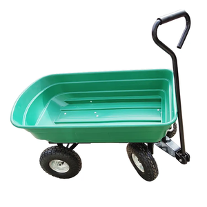 Giá Rẻ Giá Heavy Duty Tiện Ích Nhựa vườn Trailer hàng công cụ Dump Xe đẩy giỏ hàng - Product Image 6