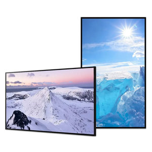 Cửa sổ mặt Độ sáng cao siêu mỏng 4k <span class=keywords><strong>LCD</strong></span> màn hình hiển thị celing núi treo kỹ thuật số biển Hiển thị màn hình quảng cáo - Product Image 4