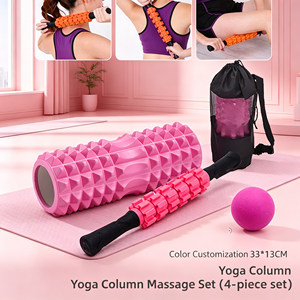 Juego de Rodillos de Espuma para Yoga 6 en 1, Estilo Clásico, con Banda de Resistencia, Palo de Masaje y Pelota, Hecho de Material EVA Ecológico y Duradero, Venta al Por Mayor - Product Image 4