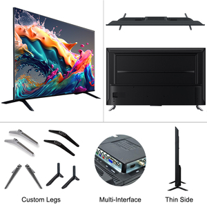 Televisor Inteligente <span class=keywords><strong>Android</strong></span> 14 15 de 32 <span class=keywords><strong>40</strong></span> 43 50 55 65 Pulgadas HDTV FHD 1080p con Wi-Fi DVB-T2 DVB-S S2 LED - Product Image 2