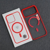 Coques de téléphone portable transparentes magnétiques en acrylique antichoc, style streetwear, pour modèles 14/15/16/17 Pro/Pro Max