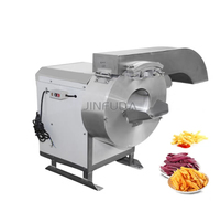 Commerciële Aardappel Zigzag Cutter/Chips Stok Snijmachine/Crinkle Frietjes Snijmachine