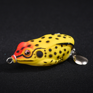 Leurres grenouille appât grenouille en caoutchouc souple avec crochet Mustad Point de coupe - Product Image 4