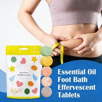 7 feuilles/paquet – Feuilles effervescentes pour bain de pieds : hydratation, soulagement du stress et de l'humidité, sans produits chimiques
