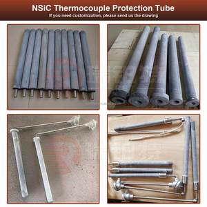 Tubo de Protección para Termopar de Carburo de Silicio Unido por Reacción - Product Image 5