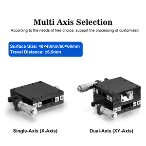 Diacion agxy60 * 60 מ "מ Xxy-ציר cnc מכונת מיקרומטר קיבולת עומס גבוהה עלות נמוכה שלב מיקום ידני עבור אופטי