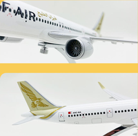 Simulation personnalisée en résine A321 Neo 30cm modèle d'avion Airbus 321 modèle d'avion 1/150 échelle cadeau de promotion à vendre