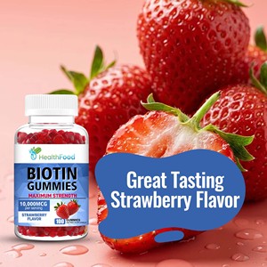 Gomitas de Biotina al por Mayor con Carbohidratos, Ayuda a Fortalecer las Uñas y a Obtener una Piel Radiante, Suplemento Dietético - Product Image 5