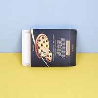 Boîtes à pizza surgelée personnalisées en carton blanc avec impression, conformes ISO9001 ISO22000 FSC, rectangulaires 33x33 cm (12 pouces), avec pelliculage mat
