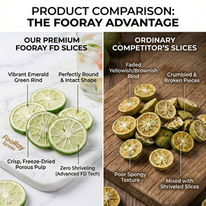 Rodajas de Kumquat Verde Deshidratadas Premium FD, Mitades de Calamansi, Ingrediente Base Ideal para Preparar Té de Frutas e Infusiones Herbales - Product Image 3