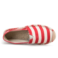 Espadrilles Homme Femme Style Espagnol à Rayures, Semelle Personnalisée, Prix de Gros Abordable