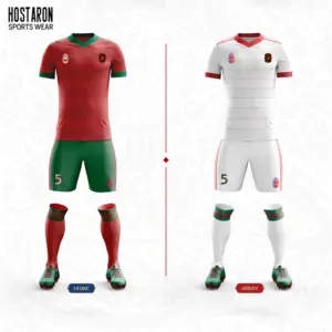 HOSTARON sublimasi kaus sepak bola Retro versi pemain kustom kaus sepak bola kit seragam sekolah sepak bola olahraga untuk pria
