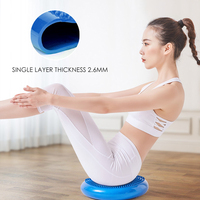 Coussin d'équilibre en PVC rempli d'air Disque de massage pour l'entraînement Fitness Yoga Tapis d'exercice portable
