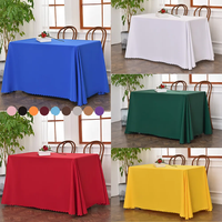 Nappe carrée moderne personnalisée en gros, 100 % polyester, faite à la main, écologique, imperméable, infroissable, anti-taches, réutilisable