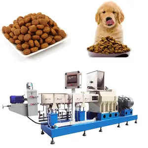 pet dog food extruder machine kibble dog food machine extruder production line