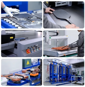 Racchetta da Pickleball Portatile per Bambini in Fibra di Carbonio Grezza T700 Termoformata con Anima a Nido d'Ape, Approvata USAPA, Spessore 16mm - Set - Product Image 6