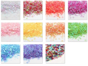 Paillettes di stelle angolari arrotondate vuote brillanti di colore misto di nuovo arrivo 5mm per Nail Art - Product Image 5