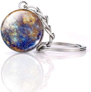 Universe Mercury Glass Key Chains Key Chain Glasses Glass Key Chain Custom logo