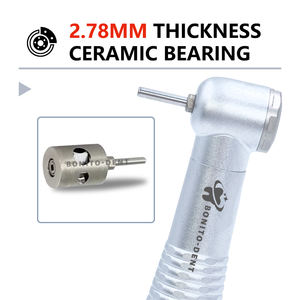 Tandheelkundige Hoge Snelheid Handstuk Koppel Kop Sleutel Type Lucht Turbine Enkele Water Spray 2/4 Gaten Autoclavable Tandheelkundige Boor Handstuk - Product Image 4