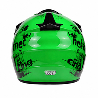 Casque de moto tout-terrain pour adulte homologué DOT, coque ABS, casque intégral pour motocross, moto tout-terrain, VTT