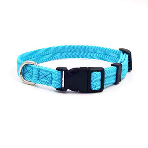 Collier en nylon pour chien, protection anti-morsure, couleur unie, collier de traction, fournitures pour animaux de compagnie, vente en gros pour chiens et chats - Product Image 5