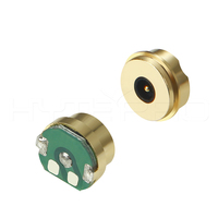 Conector Magnético Pogo HYTEPRO M423G de 2 Pines, Chapado en Oro, Carga Rápida para Dispositivos Electrónicos Portátiles y Hardware IoT