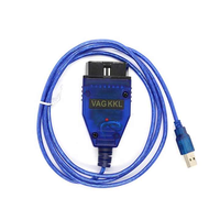 Câble de diagnostic USB Vag KKL CH340 avec interface KWP2000 OBD2, isolation en PVC et conducteur en cuivre pur 12V