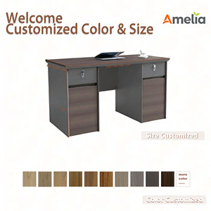 Scrivania Moderna di Lusso per Ufficio, Superficie Lucida, Design Ergonomico con Ripiano e Cassetto per Casa, Ufficio e Studio - Product Image 3