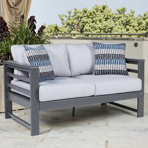 أريكة خارجية من البولي إيثيلين عالي الكثافة للشرفة والحدائق، مقاومة للماء والأشعة فوق البنفسجية، كرسي استرخاء للفنادق والمنتجعات والحدائق - Product Image 2