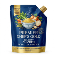 Bolsa con Boquilla para Esencia de Pollo, 200 g, de Grado Alimenticio, Libre de BPA, Impresión Personalizada, Alta Barrera, para Cocina