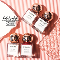 Vernis à ongles vegan de luxe, écologique, halal, 12 ml, séchage rapide, super brillant, vernis à ongles scintillant avec plus de 1000 couleurs
