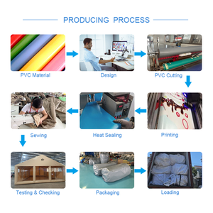 Aoyu tùy chỉnh khổng lồ không thấm nước trắng PVC trang trí đám cưới không khí Lều di động ngoài trời gấp Inflatable với logo cho bán - Product Image 6