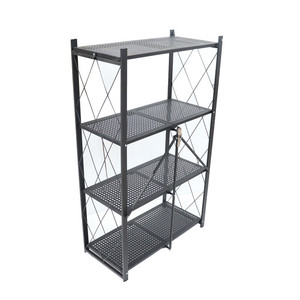 Rak Penyimpanan Dapur Multi-layer, Rak Organizer Balkon/Ruang Tamu yang Dapat Dipindahkan, Rak Keranjang Sayuran untuk Rumah Tangga - Product Image 6