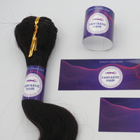 Étiquettes d'impression personnalisées pour les produits capillaires, étiquettes de maquillage pour les feuilles