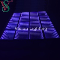Plancher de danse LED interactif portable 3D IP65 pour extérieur, idéal pour les festivals et les aires de jeux