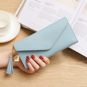 K18 Lungo Raccoglitore Borse Femminili delle Donne Della Nappa Della Borsa Della Moneta Portafogli del Titolare Della Carta Sacchetto Dei Soldi Femminile di Cuoio Dell'unità di elaborazione Della Frizione Dell'unità di elaborazione <span class=keywords><strong>portafoglio</strong></span> in <span class=keywords><strong>pelle</strong></span> - Product Image 6
