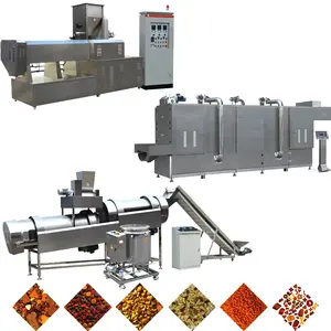 200kg 500kg 1000kg Pet feed machine production line for dog cat fish