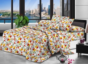 Vente en gros chine usine nouveau style ensembles de literie d'hiver tissu microfibre 100% polyester pour drap de lit ensemble de drap-housse - Product Image 3